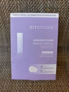 ZitSticka Undercover Blemish Patches - Calming, Redness, Pimple. NEW PC